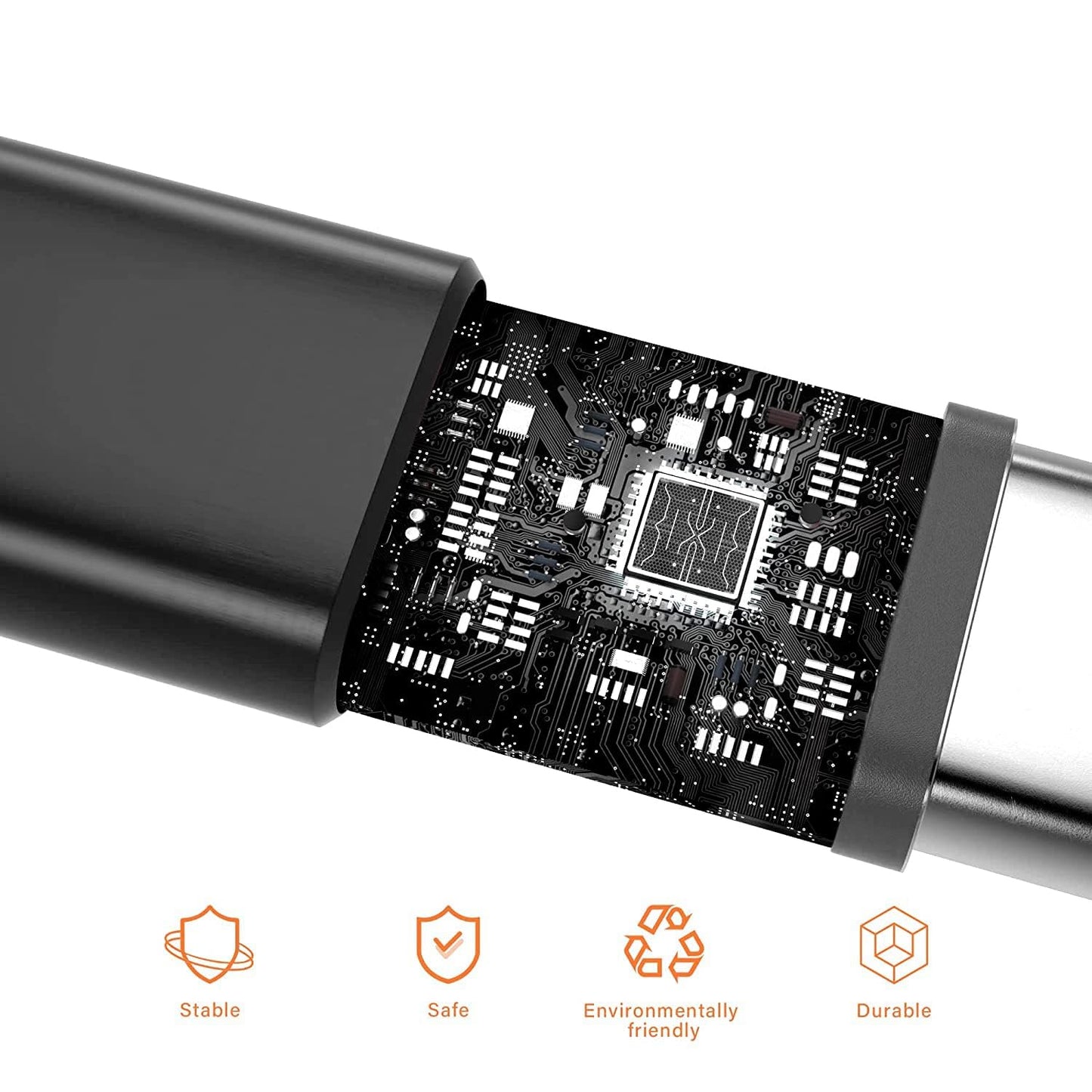 3 in 1 Multi Charging Cable with USB to Micro, USB Type C, Light-ning Pin